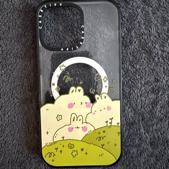 Genuine Casetify - hillie bunnns by tabetaaii - iPhone 14 Pro Max - Impact Case - Picture 1 of 1